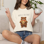 Where Is the Food? Bear Shirt | Cute Hungry Bear T-shirt, Food Lover Graphic Tee