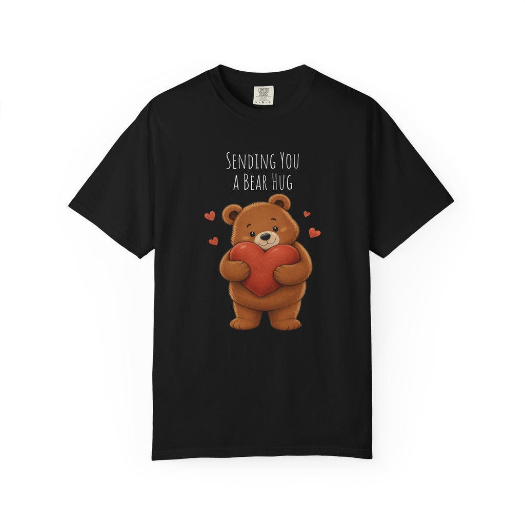 Sending You a Bear Hug T-Shirt Cute Bear Tee I Heart Warming Graphic Tee, Bear Lover Gift, Cozy Animal Lover T Shirt