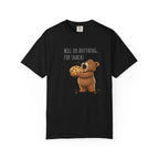 Will Do Anything for Snacks Bear Shirt | Funny Foodie T-Shirt | Cute Bear Graphic Tee | Gift for Snack Lovers