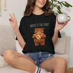 Where Is the Food? Bear Shirt | Cute Hungry Bear T-shirt, Food Lover Graphic Tee