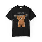 Bear Power Gym Shirt, Cute Weightlifting Bear T-Shirt, Funny Workout Tee, Fitness Lover Gift, Gym Bear Graphic Tee