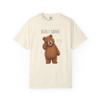Bearly Awake Bear T-Shirt | Cute Funny Bear Graphic Tee | Unisex Comfort Colors Shirt | Sleepy Bear Gift