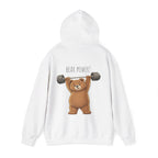 Bear Power Hoodie | Cute Bear Gym Hoodie | Funny Weightlifting Bear Sweatshirt | Unisex Cute Hoodie | Fitness Gift for Men & Women