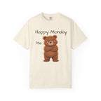 Grumpy Bear Happy Monday T-Shirt| Happy Monday Graphic T-Shirt | Cute Bear Graphic Tee | Unisex Bear Lover Gift