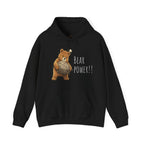 Bear Power Hoodie | Cute Bear Gym Hoodie | Funny Weightlifting Bear Sweatshirt | Unisex Cute Hoodie | Fitness Gift for Men & Women
