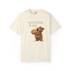 Will Do Anything for Snacks Bear Shirt | Funny Foodie T-Shirt | Cute Bear Graphic Tee | Gift for Snack Lovers