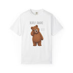 Bearly Awake Bear T-Shirt | Cute Funny Bear Graphic Tee | Unisex Comfort Colors Shirt | Sleepy Bear Gift