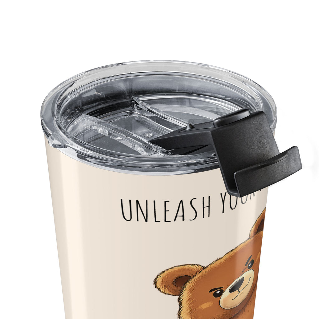Cute Bear 20oz Tumbler | Unleash Your Bear Strength Travel Mug | Insulated Stainless Steel Coffee Cup | Bear Lover Gift