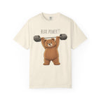 Bear Power Gym Shirt, Cute Weightlifting Bear T-Shirt, Funny Workout Tee, Fitness Lover Gift, Gym Bear Graphic Tee