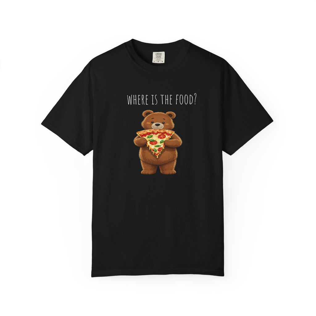 Where Is the Food? Bear Shirt | Cute Hungry Bear T-shirt, Food Lover Graphic Tee