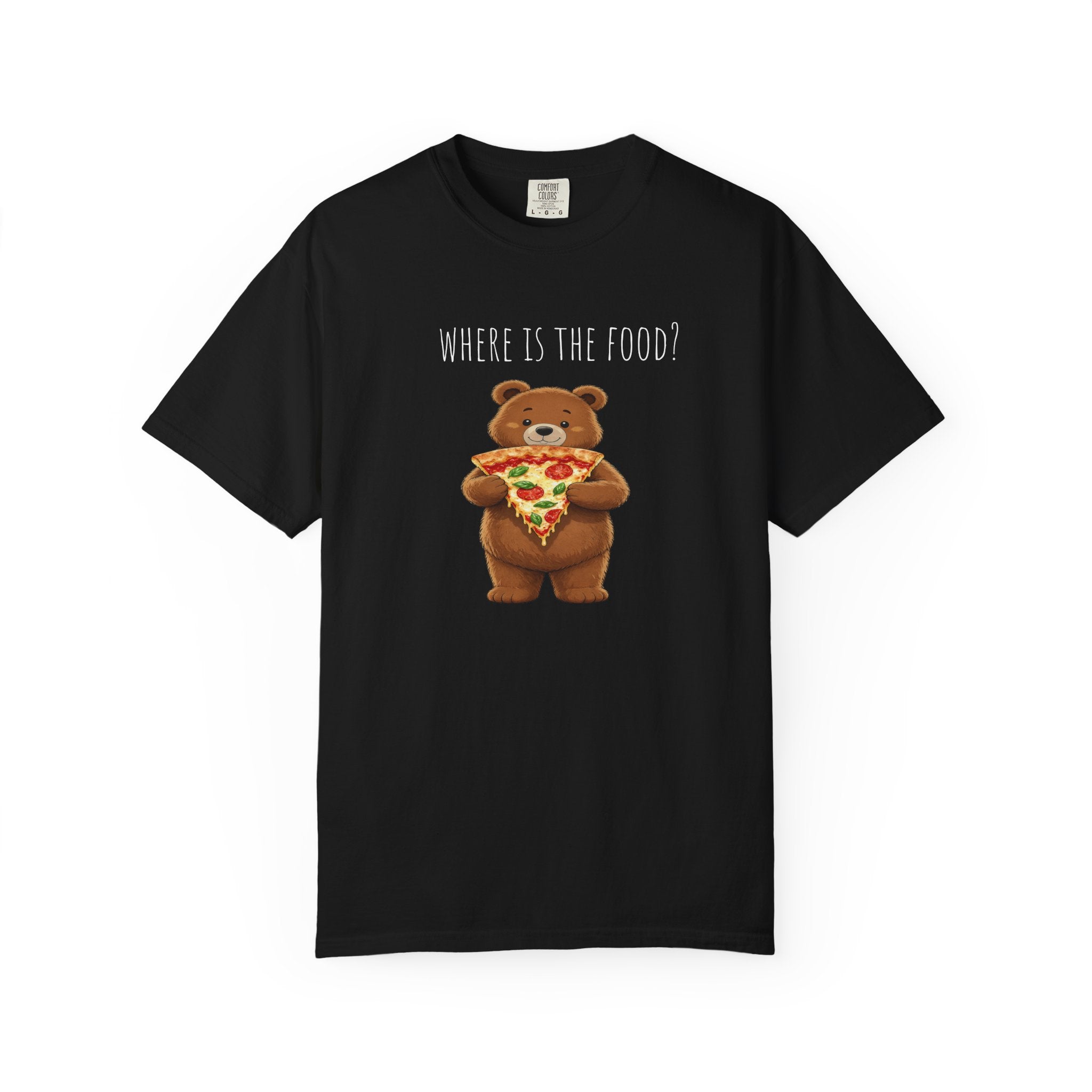 Where Is the Food? Bear Shirt | Cute Hungry Bear T-shirt, Food Lover Graphic Tee