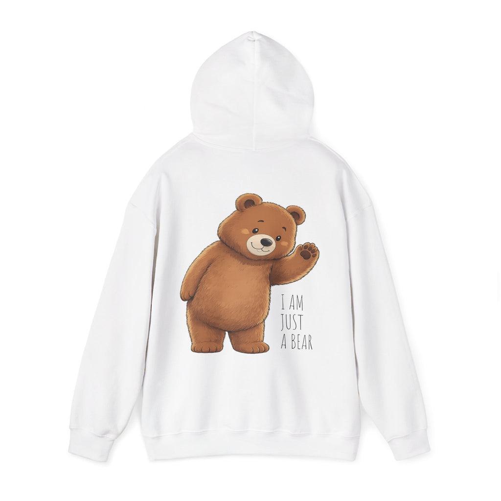 Hello Hooman Bear Hoodie | Cute Bear Graphic Unisex Hoodie | Cozy Animal Lover Gift