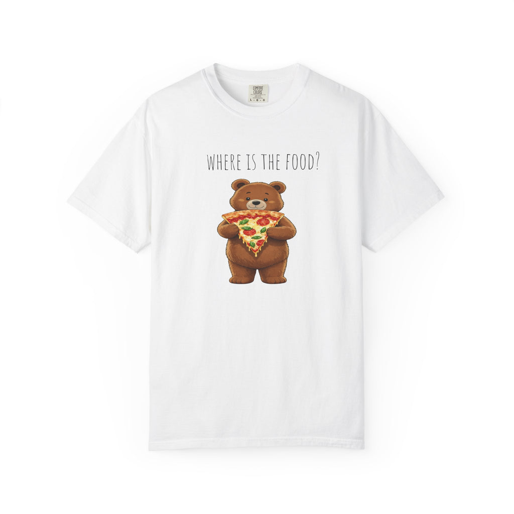 Where Is the Food? Bear Shirt | Cute Hungry Bear T-shirt, Food Lover Graphic Tee