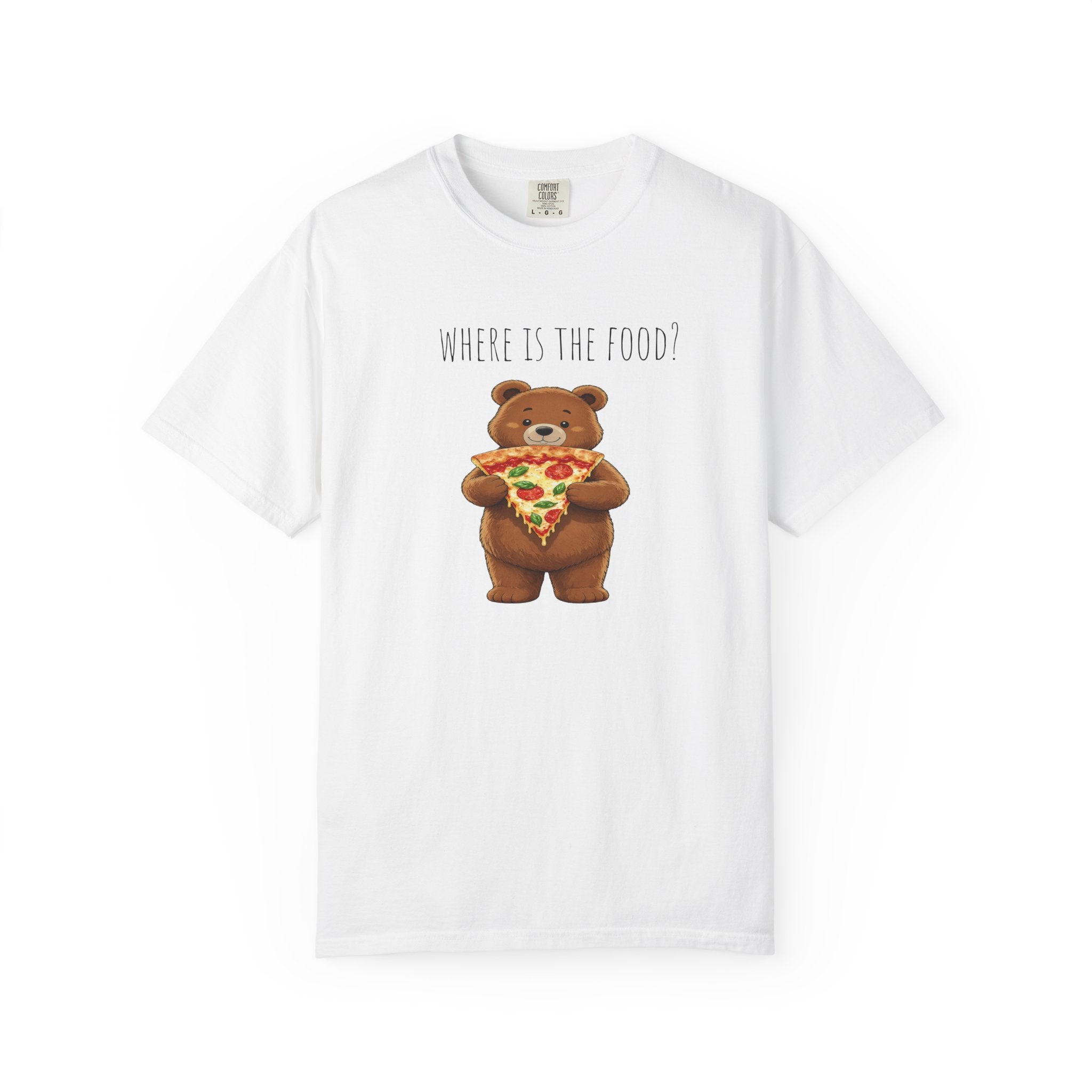 Where Is the Food? Bear Shirt | Cute Hungry Bear T-shirt, Food Lover Graphic Tee