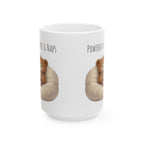 Powered by Coffee & Naps Bear Coffee Mug 15oz | Cute Ceramic Mug