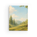 Cute Reading Bear Hardcover Journal | Ruled Line Notebook for Book Lovers | Woodland Bear Writing Journal