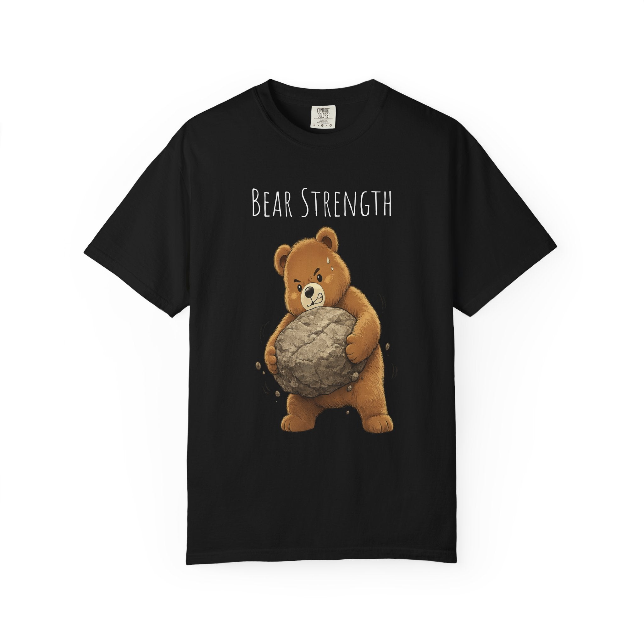 Bear Strength Gym Shirt, Cute Weightlifting Bear T-Shirt, Funny Workout Tee, Fitness Lover Gift, Gym Bear Graphic Tee
