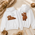 Hello Hooman Bear Hoodie | Cute Bear Graphic Unisex Hoodie | Cozy Animal Lover Gift