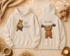 Bear Power Hoodie | Cute Bear Gym Hoodie | Funny Weightlifting Bear Sweatshirt | Unisex Cute Hoodie | Fitness Gift for Men & Women