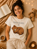 Hibernation Mode Shirt, Cute Sleeping Bear Shirt, Funny Bear Graphic Tee, Bear Lover Gift, Cozy Animal Lover T Shirt