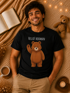 Hello Hooman Bear Shirt | Cute Bear T-Shirt | Funny Animal Graphic Tee | Cozy Unisex Gift for Bear Lovers