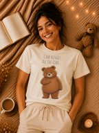 I Am Hungry All the Time Bear Shirt, Cute Hungry Bear T-Shirt, Funny Food Lover Graphic Tee, Cozy Animal Shirt, Unisex Comfort Colors Tee