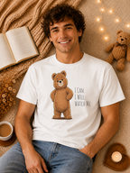 I Can I Will Watch Me Bear Shirt | Cute Motivational Teddy Bear T-Shirt | Positive Mindset Shirt | Unisex Bear Lover Gift