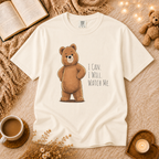 I Can I Will Watch Me Bear Shirt | Cute Motivational Teddy Bear T-Shirt | Positive Mindset Shirt | Unisex Bear Lover Gift