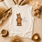 Cute Bear Muscle Tank Top | Cute Gym Bear Shirt | Cute Workout Tank | Unisex Sleeveless Fitness Top | Gift for Gym Lovers
