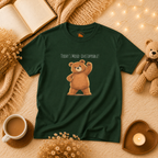 Today's Mood: Unstoppable Cute Bear Kids T-Shirt | Motivational Bear Graphic Tee | Youth XS-XL | Ages 4-14