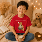 Unleash Your Bear Strength Cute Bear Kids T-Shirt | Motivational Bear Graphic Tee | Youth XS-XL | Ages 4-14