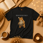 Unleash Your Bear Strength Cute Bear Kids T-Shirt | Motivational Bear Graphic Tee | Youth XS-XL | Ages 4-14