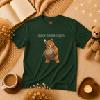Unleash Your Bear Strength Cute Bear Kids T-Shirt | Motivational Bear Graphic Tee | Youth XS-XL | Ages 4-14