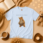Unleash Your Bear Strength Cute Bear Kids T-Shirt | Motivational Bear Graphic Tee | Youth XS-XL | Ages 4-14