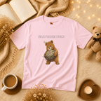 Unleash Your Bear Strength Cute Bear Kids T-Shirt | Motivational Bear Graphic Tee | Youth XS-XL | Ages 4-14