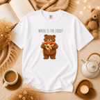 Where Is the Food? Bear Shirt | Cute Hungry Bear T-shirt, Food Lover Graphic Tee
