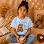 I Am Just a Bear Kids T-Shirt |  Bear Graphic Tee | Youth XS-XL | Ages 4-14