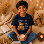 I Am Just a Bear Kids T-Shirt |  Bear Graphic Tee | Youth XS-XL | Ages 4-14