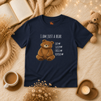 I Am Just a Bear Kids T-Shirt |  Bear Graphic Tee | Youth XS-XL | Ages 4-14