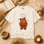Sending You a Bear Hug T-Shirt Cute Bear Tee I Heart Warming Graphic Tee, Bear Lover Gift, Cozy Animal Lover T Shirt