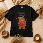 Sending You a Bear Hug T-Shirt Cute Bear Tee I Heart Warming Graphic Tee, Bear Lover Gift, Cozy Animal Lover T Shirt