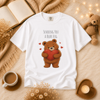 Sending You a Bear Hug T-Shirt Cute Bear Tee I Heart Warming Graphic Tee, Bear Lover Gift, Cozy Animal Lover T Shirt