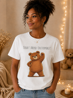 Today's Mood: Unstoppable Bear T-Shirt | Cute Motivational Graphic Tee | Positive Mindset Shirt | Unisex Bear Lover Gift