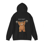 Bear Power Hoodie | Cute Bear Gym Hoodie | Funny Weightlifting Bear Sweatshirt | Unisex Cute Hoodie | Fitness Gift for Men & Women