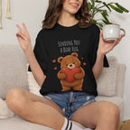 Sending You a Bear Hug T-Shirt Cute Bear Tee I Heart Warming Graphic Tee, Bear Lover Gift, Cozy Animal Lover T Shirt