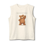 Unleash Your Bear Strength Muscle Tank Top | Cute Gym Bear Shirt | Cute Workout Tank | Unisex Sleeveless Fitness Top | Gift for Gym Lovers