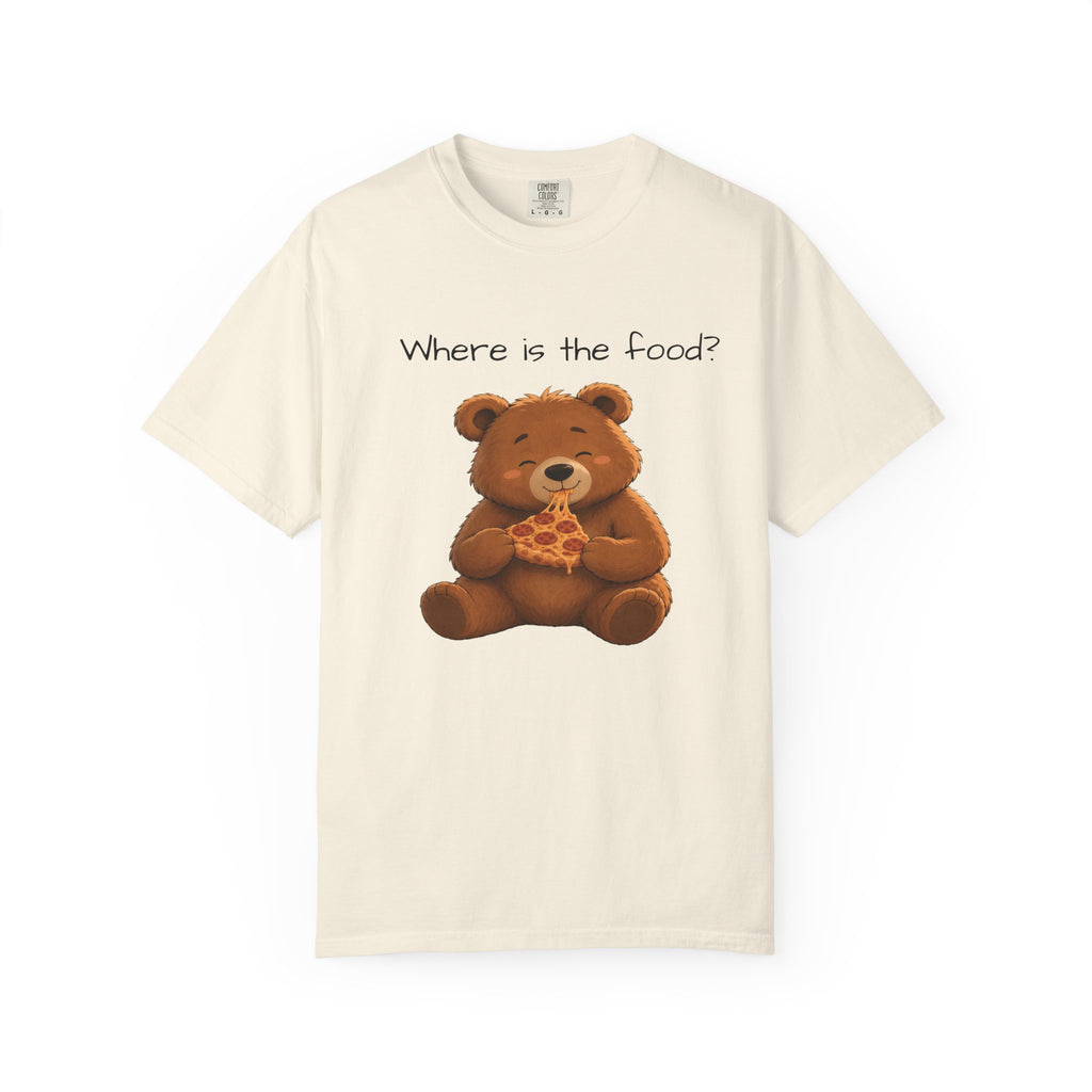 Where Is the Food? Bear Shirt | Cute Hungry Bear T-shirt, Food Lover Graphic Tee