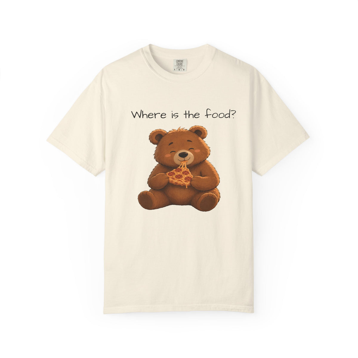 Where Is the Food? Bear Shirt | Cute Hungry Bear T-shirt, Food Lover Graphic Tee