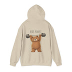 Bear Power Hoodie | Cute Bear Gym Hoodie | Funny Weightlifting Bear Sweatshirt | Unisex Cute Hoodie | Fitness Gift for Men & Women