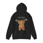 Bear Power Hoodie | Cute Bear Gym Hoodie | Funny Weightlifting Bear Sweatshirt | Unisex Cute Hoodie | Fitness Gift for Men & Women